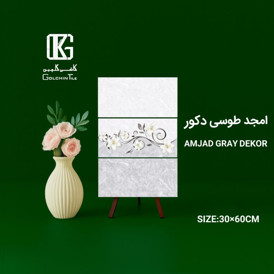 کاشی امجد طوسی دکور 60×30