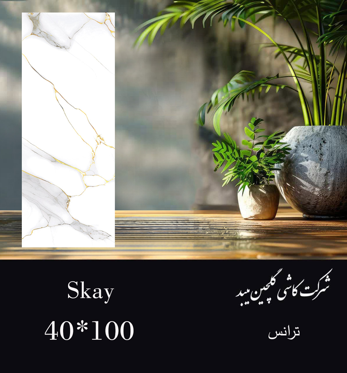 سرامیک خاک قرمز 100×40