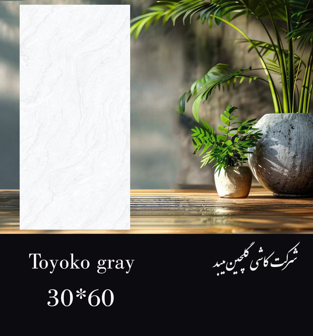 کاشی خاک قرمز 60×30